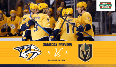GAME DAY: Golden Knights vs. Preds, March 20