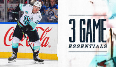 Kraken (32-29-10) at Sabres (44-21-8), 2:30 p.m.