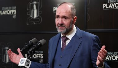May 9, 2025; Winnipeg, Manitoba, CAN; Dallas Stars head coach Pete DeBoer talks to media after their loss to the Winnipeg Jets in game two of the second round of the 2025 Stanley Cup Playoffs at Canada Life Centre. Mandatory Credit: James Carey Lauder-Imagn Images