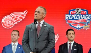 Detroit Red Wings general manager Steve Yzerman: Eric Bolte-Imagn Images