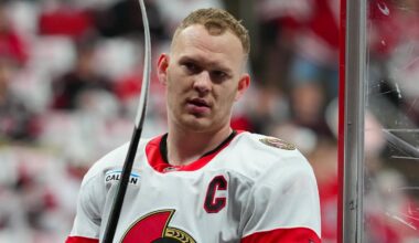 Ottawa Senators left wing Brady Tkachuk (7): James Guillory-Imagn Images