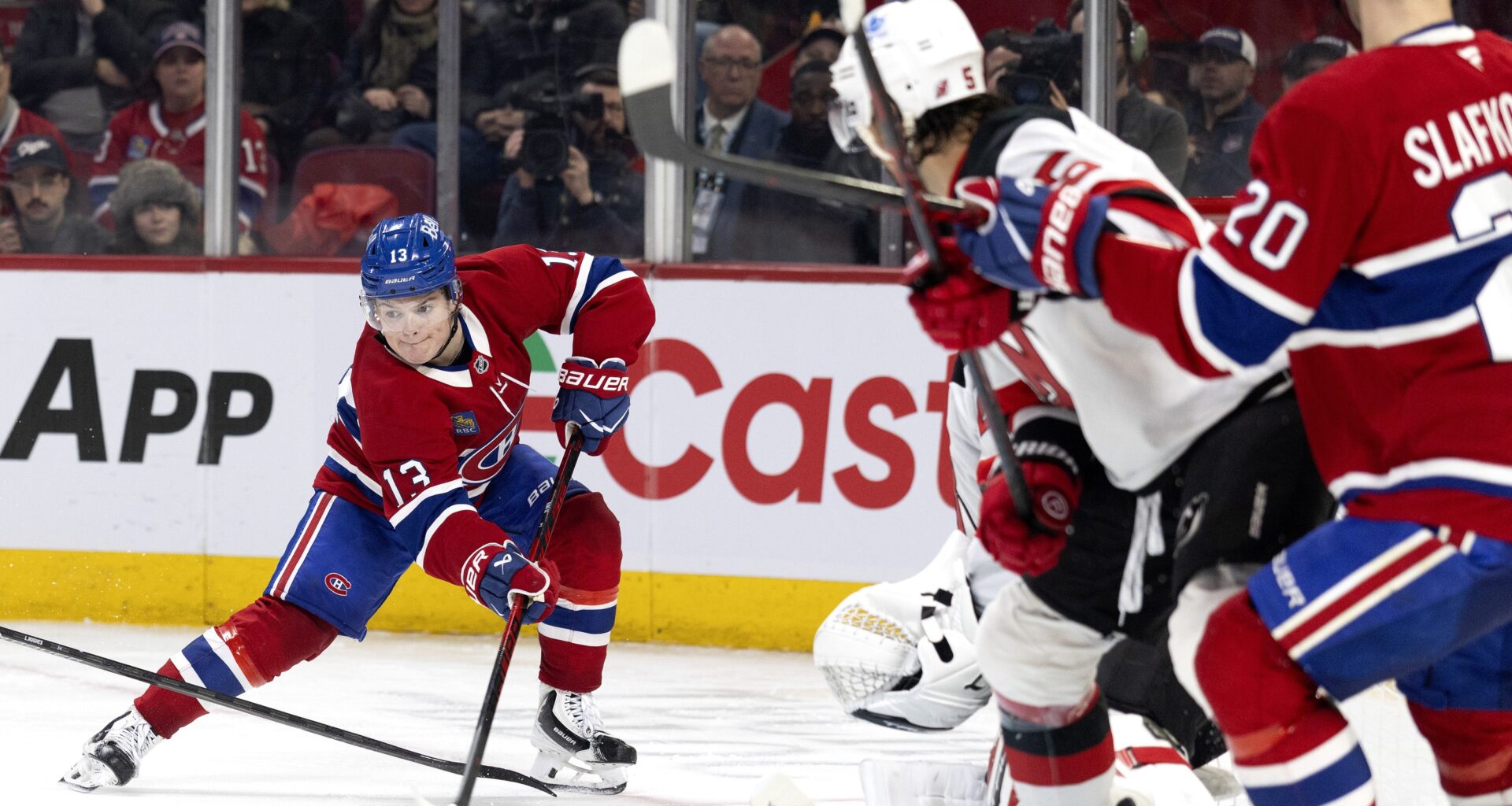 Hidden Game: Cole Caufield still seeking 50th goal as Canadiens' eight-game winning streak ends