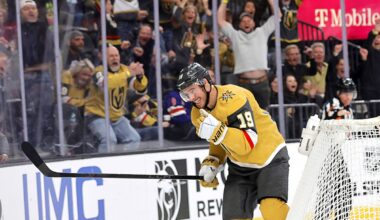 Golden Knights, Mammoth surge into 1st-round meeting as the NHL playoffs reset the stakes -
Las Vegas Sun News