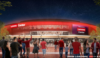 New Lenovo Center exterior, beer hall among final proposed projects in $300M renovation :: WRAL.com