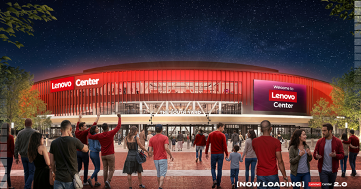 New Lenovo Center exterior, beer hall among final proposed projects in $300M renovation :: WRAL.com