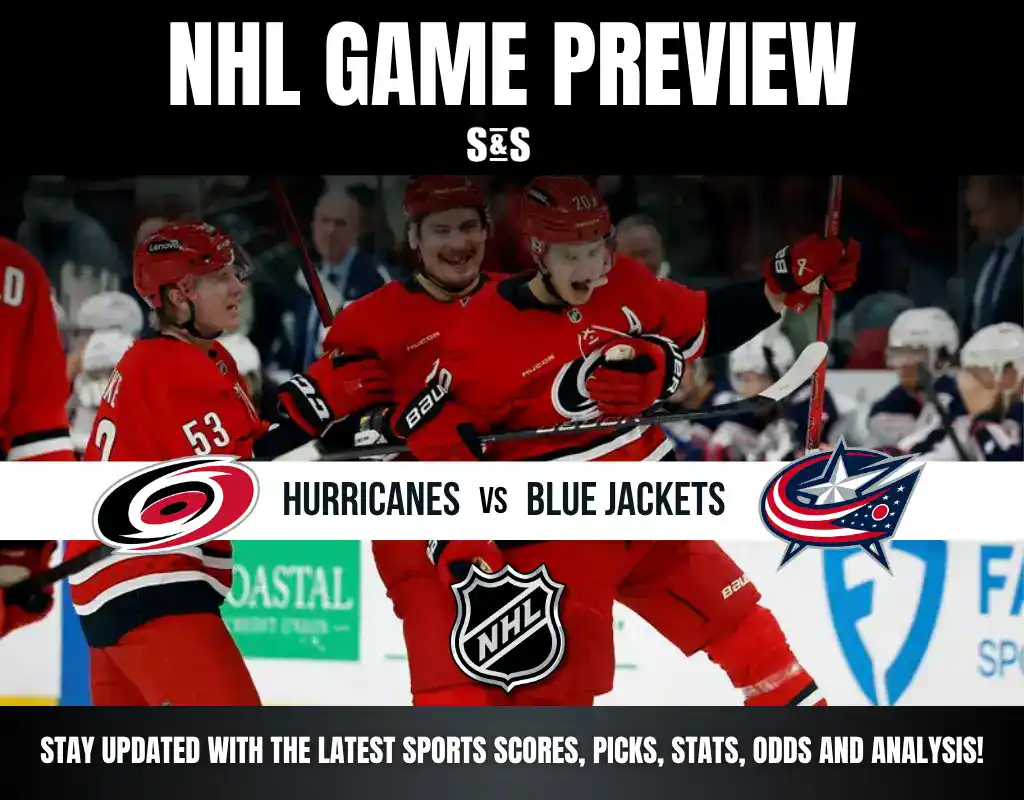 NHL Game Preview: Hurricanes vs Blue Jackets. Stay updated with the latest sports scores, picks, stats, odds, and analysis.
