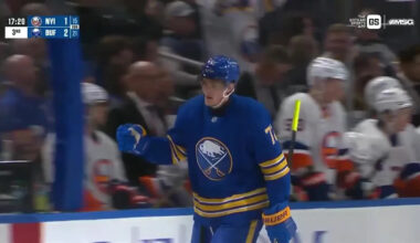 Tage Thompson with a Powerplay Goal vs. New York Islanders