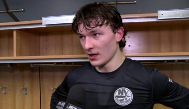 Former Otter Schaefer becomes Islanders’ franchise leader in points by rookie defenseman in 4-3 loss at Sabres