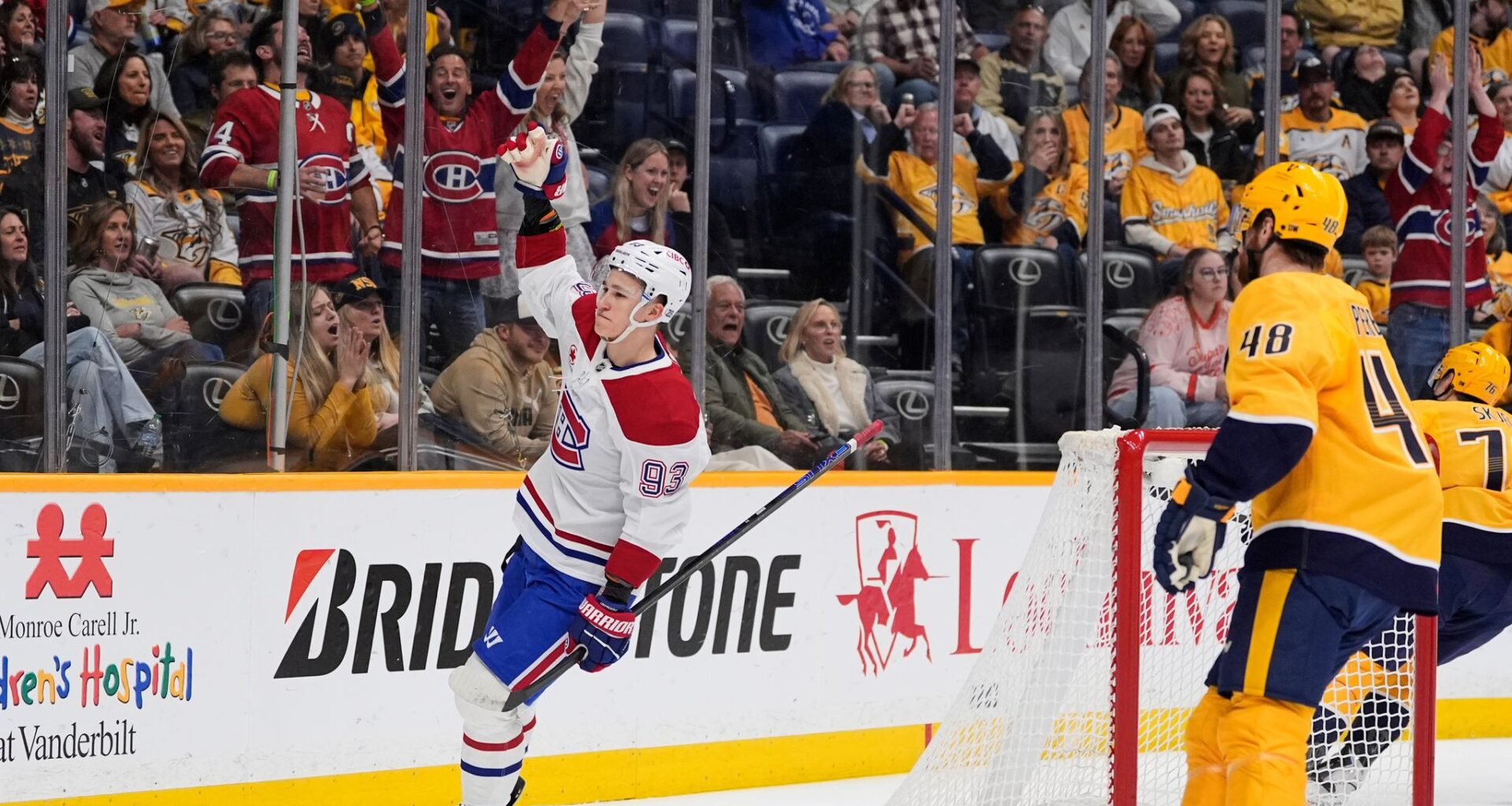 Montreal Canadiens win their 4th straight beating the Predators 4-1
