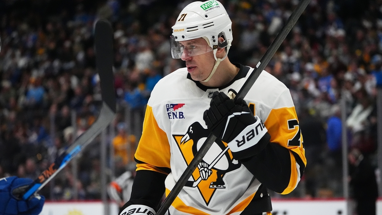 Malkin collects career point 1,399 in return from injury, Penguins race by reeling Red Wings 5-1