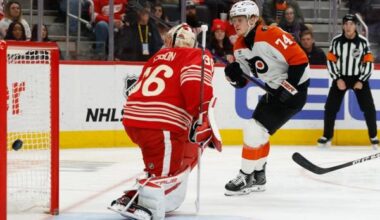 Deadlocked Wings, Flyers face off in critical encounter