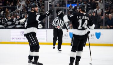 Trevor Moore’s overtime goal lifts Kings to 2-1 win over Blues and into playoff position