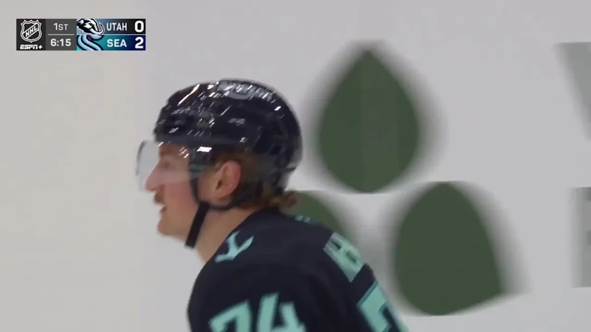 Bobby McMann with a Goal vs. Utah Mammoth