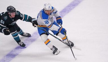 Blues, running out of time to make playoff move, visit Ducks