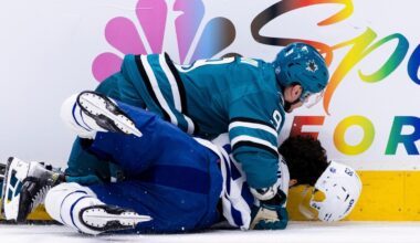 Sharks win 4th straight to improve playoff hopes, beating the Maple Leafs 4-1