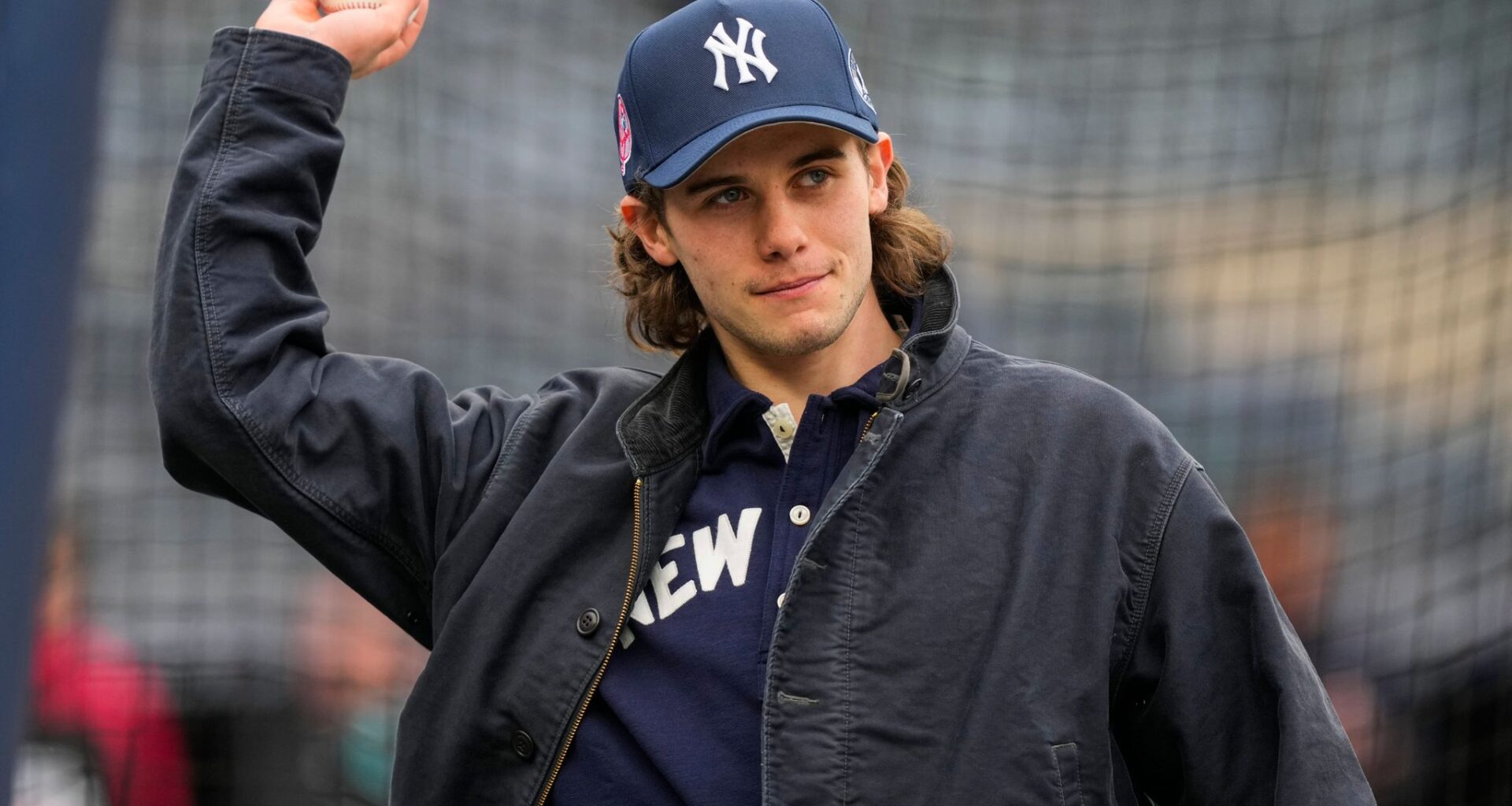 Jack Hughes and Aerin Frankel take the Olympic gold medal tour to Yankee Stadium