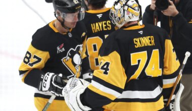 Crosby on Playoffs, What Makes Penguins Different; Muse Coy on Goalie (+)
