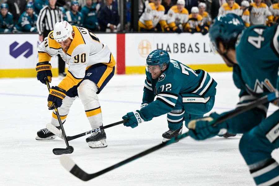 NHL: Nashville Predators at San Jose Sharks
