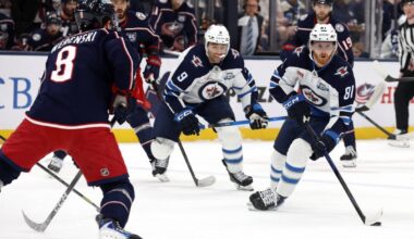 Kyle Connor scores twice to lead Jets past Blue Jackets