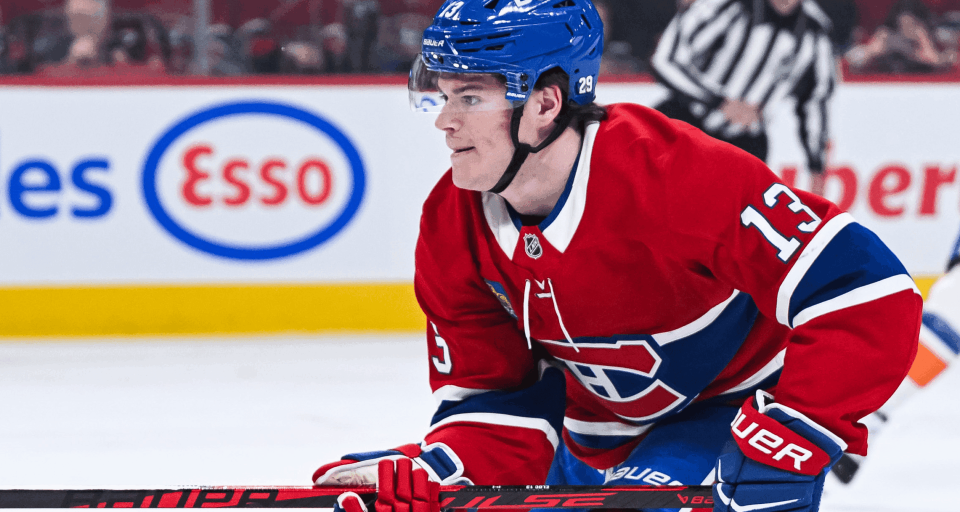 Cole Caufield of the Montreal Canadiens NHL