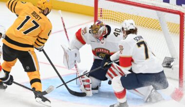 Rakell scores twice, Crosby has a goal and two assists as the Penguins beat the Panthers 5-2