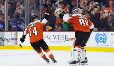 NHL roundup: Flyers beat Bruins in OT, move into playoff spot