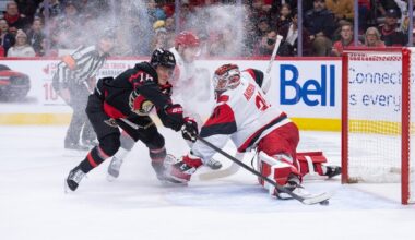 Senators regain playoff spot, deny Canes division title