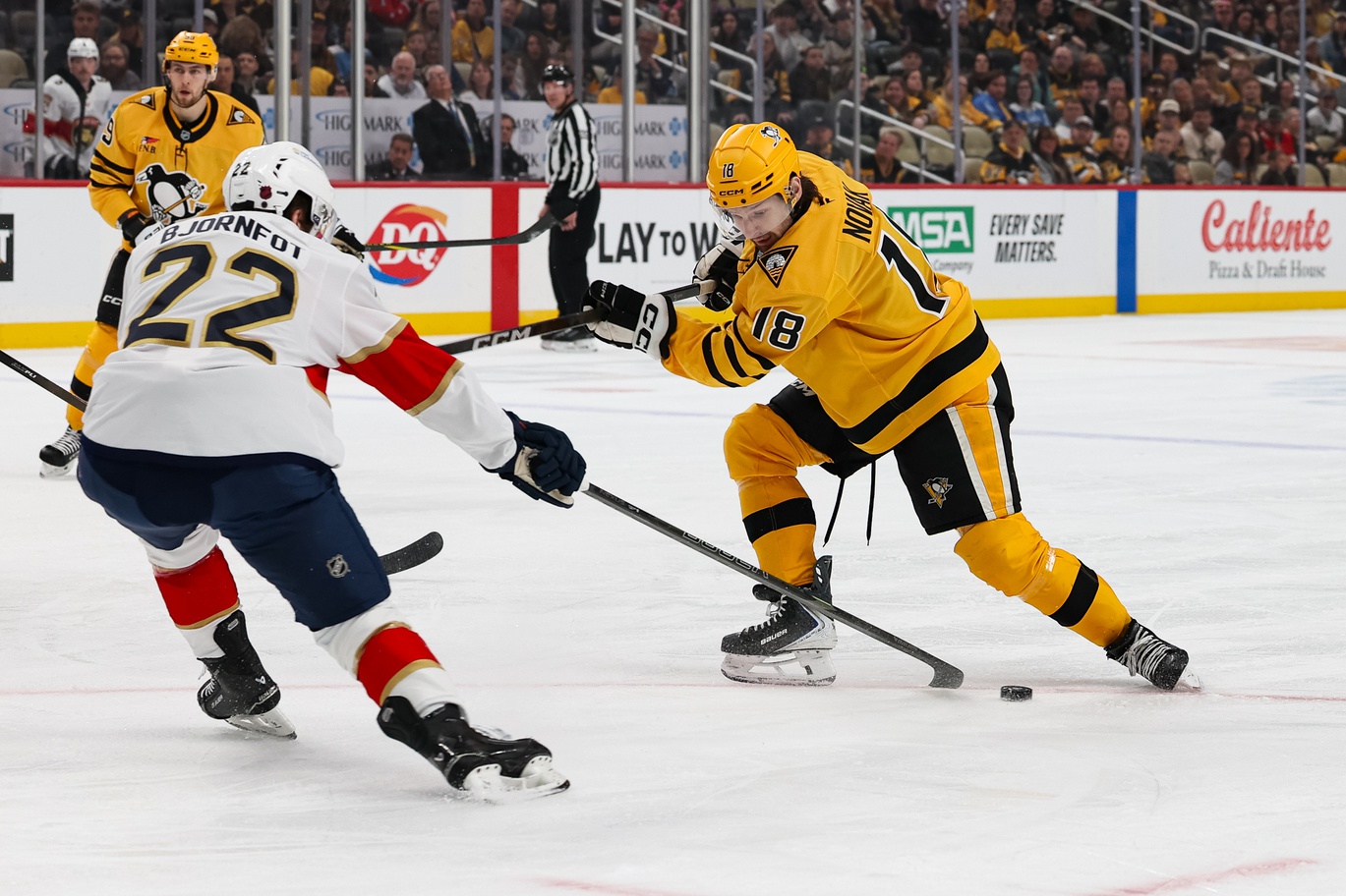 Panthers swept aside in 5-2 loss to Penguins