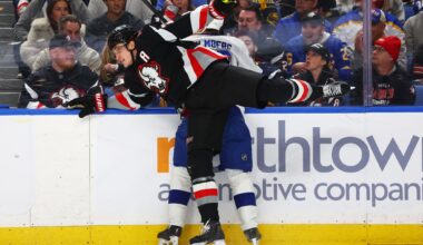 NHL investigating after Lightning forward Holmberg hurt arm crashing into unlatched penalty box door