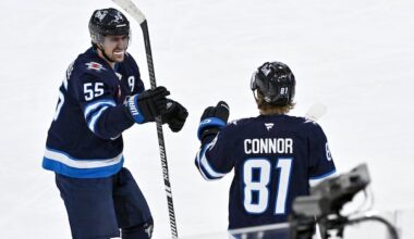 Kyle Connor scores twice to lead Jets to 6-2 victory over Kraken