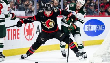 Sens' playoff hopes take hit with 4-1 loss to Minnesota