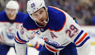 Oilers’ Leon Draisaitl might not be ready for playoff opener