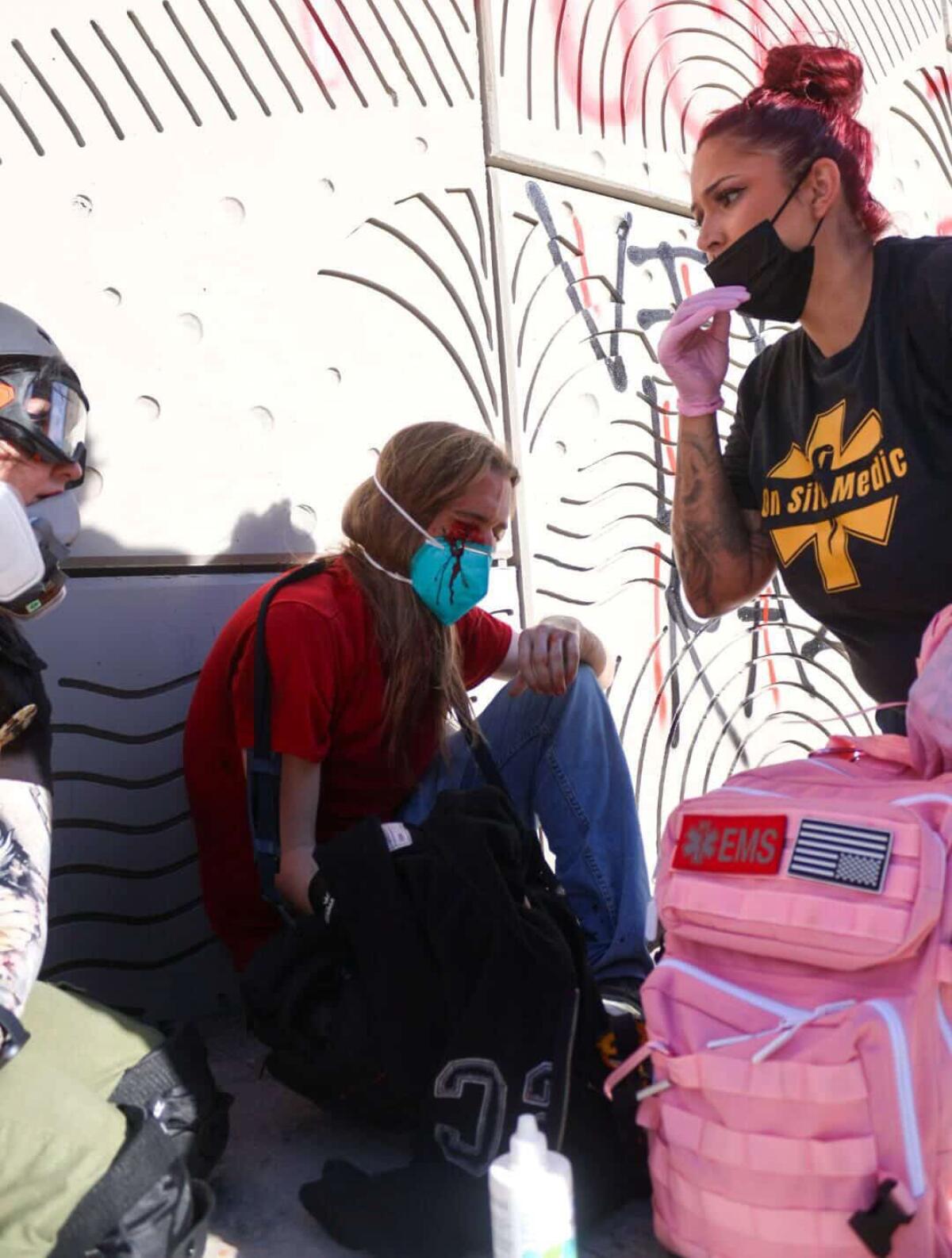 Tucker Collins was shot in the eye by a DHS agent during a No Kings protest