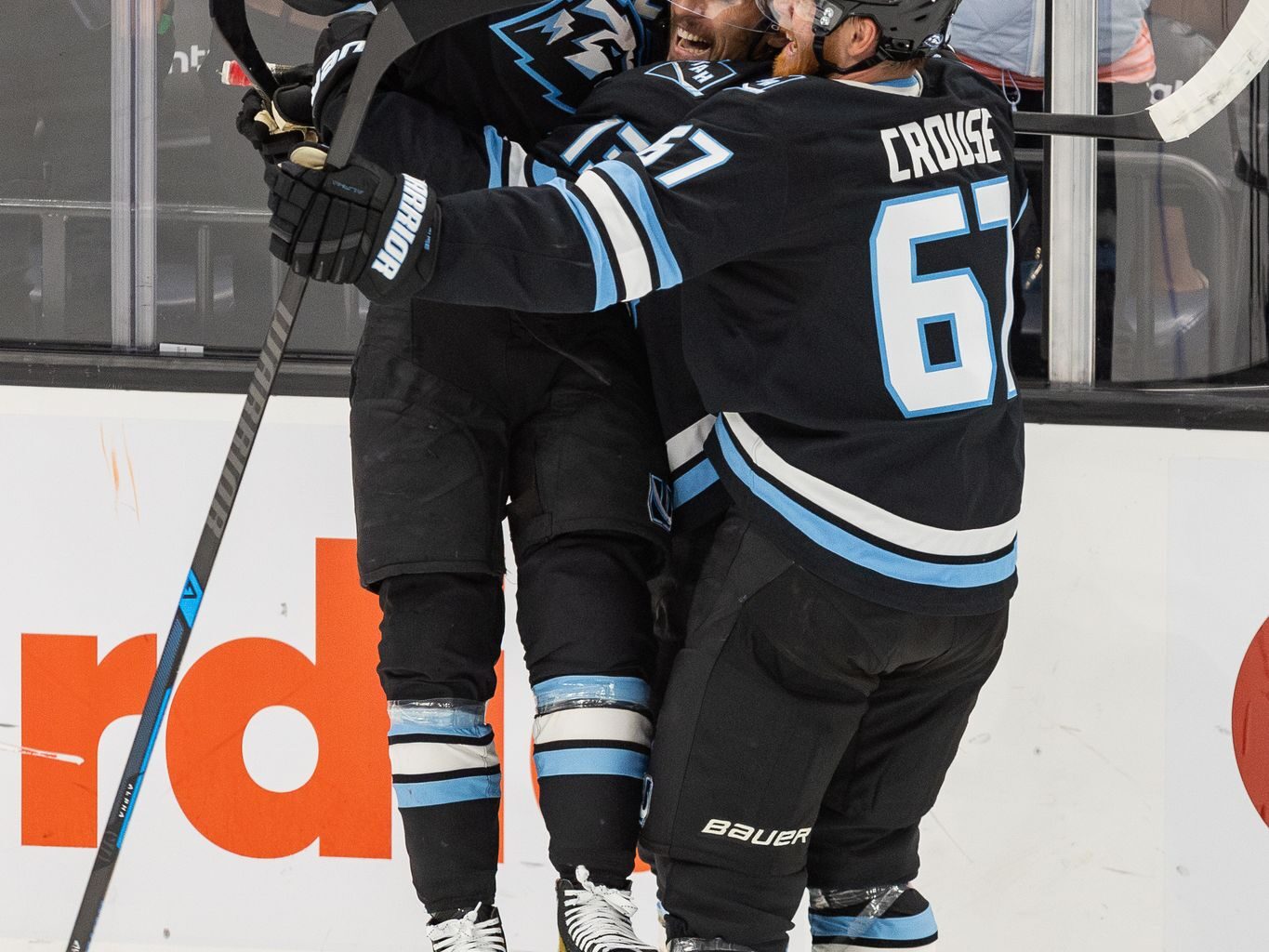 Keller scores on a power play 33 seconds into OT as the Mammoth beat the Oilers 6-5