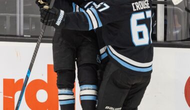 Keller scores on a power play 33 seconds into OT as the Mammoth beat the Oilers 6-5