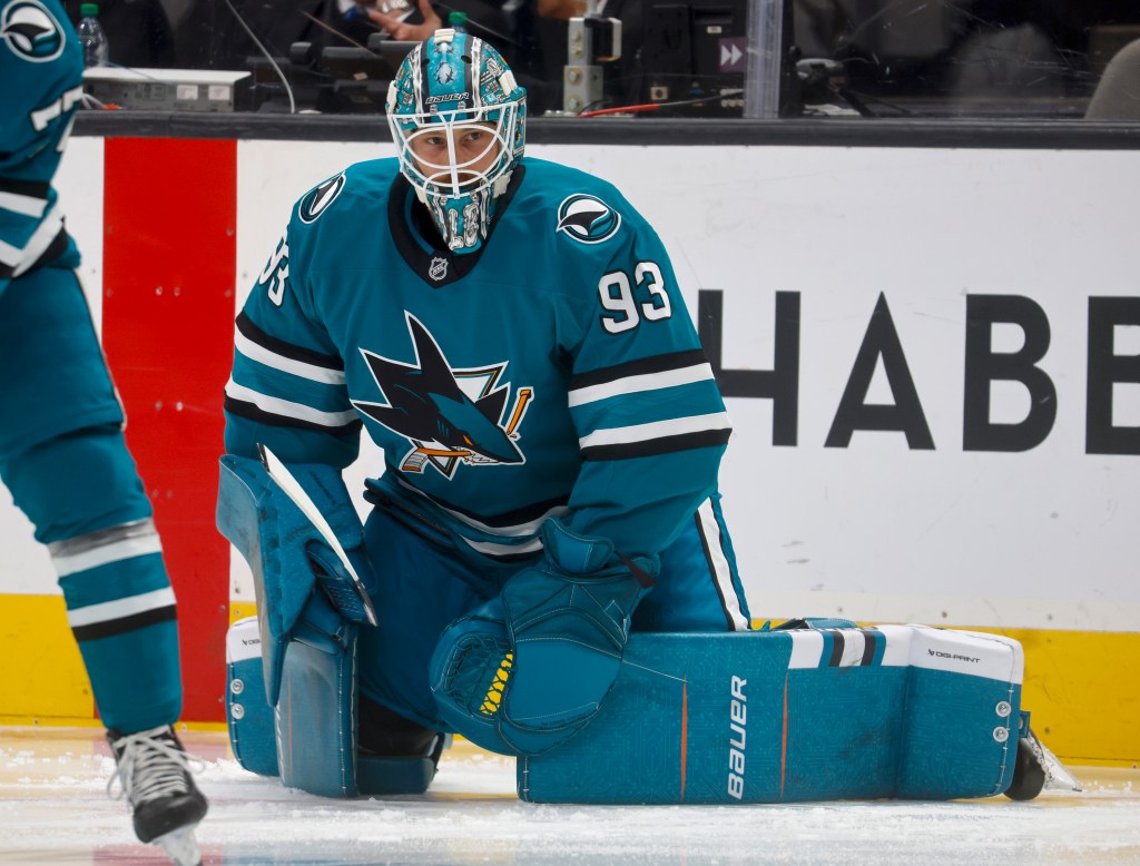 San Jose Barracuda's Laurent Brossoit nominated for Bill Masterton Trophy