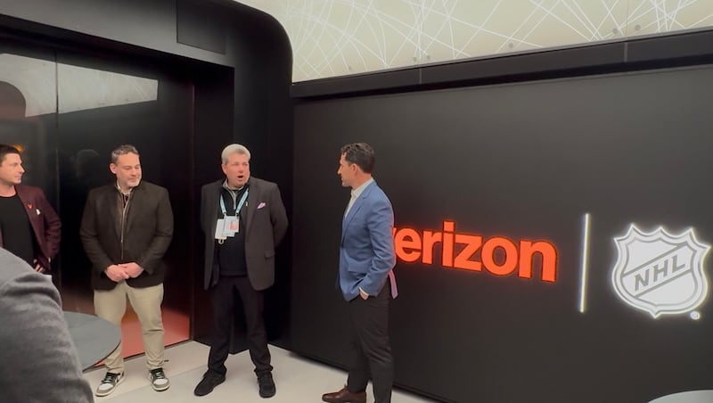 (l-r) Kornblatt, Frantzeskakis, Nodine and Williams discuss the vision for the Innovation Lab.