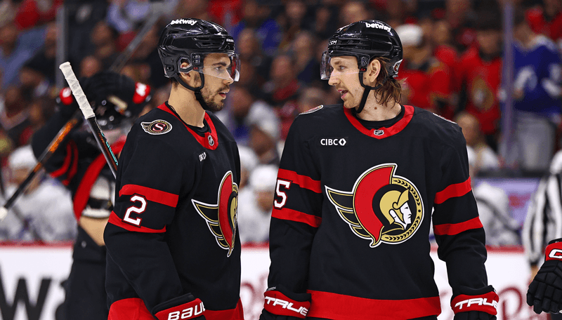 Jake Sanderson Artem Zub Ottawa Senators NHL
