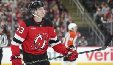 Devils’ Luke Hughes to undergo procedure, shut down for season
