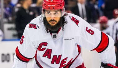 Hurricanes' Jalen Chatfield sidelined by lower-body injury