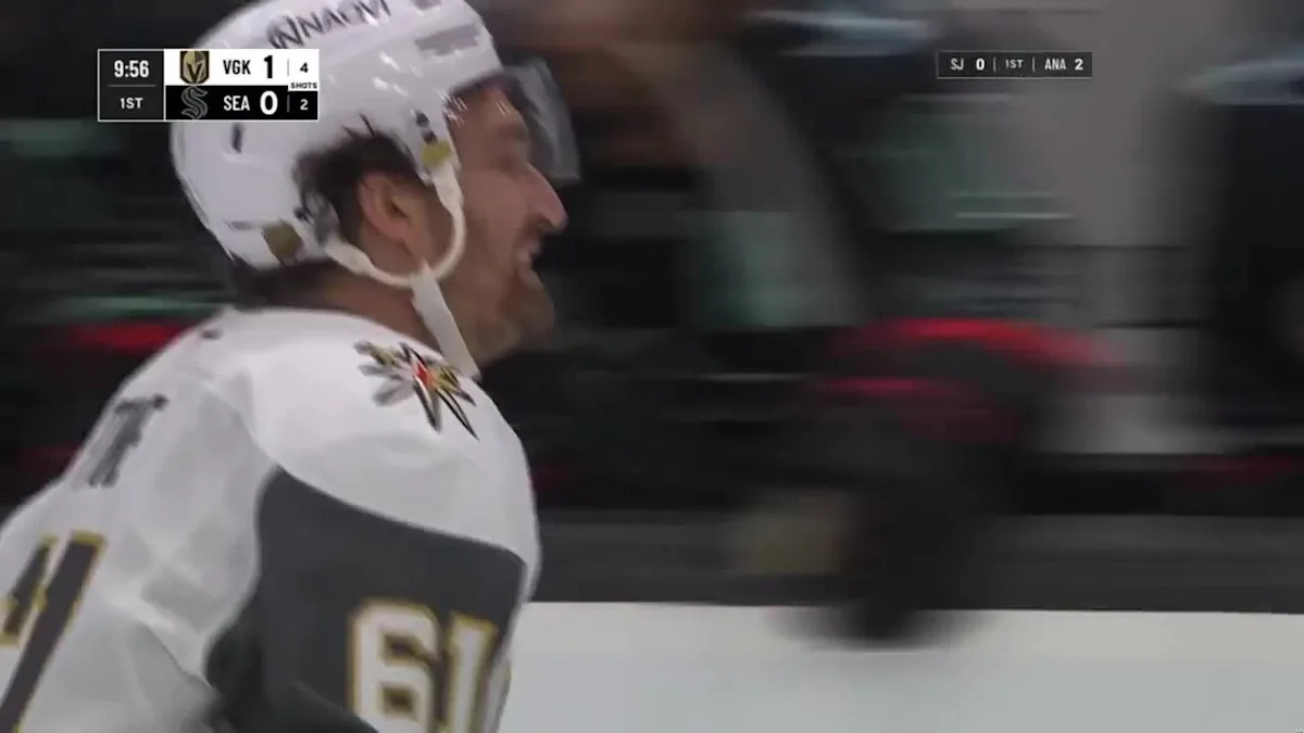 Mark Stone with a Goal vs. Seattle Kraken