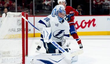 Caufield scores 50th goal, Slafkovsky nets the winner as the Canadiens beat the Lightning 2-1