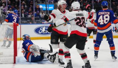 Senators clinch post-season berth after Devils top Red Wings