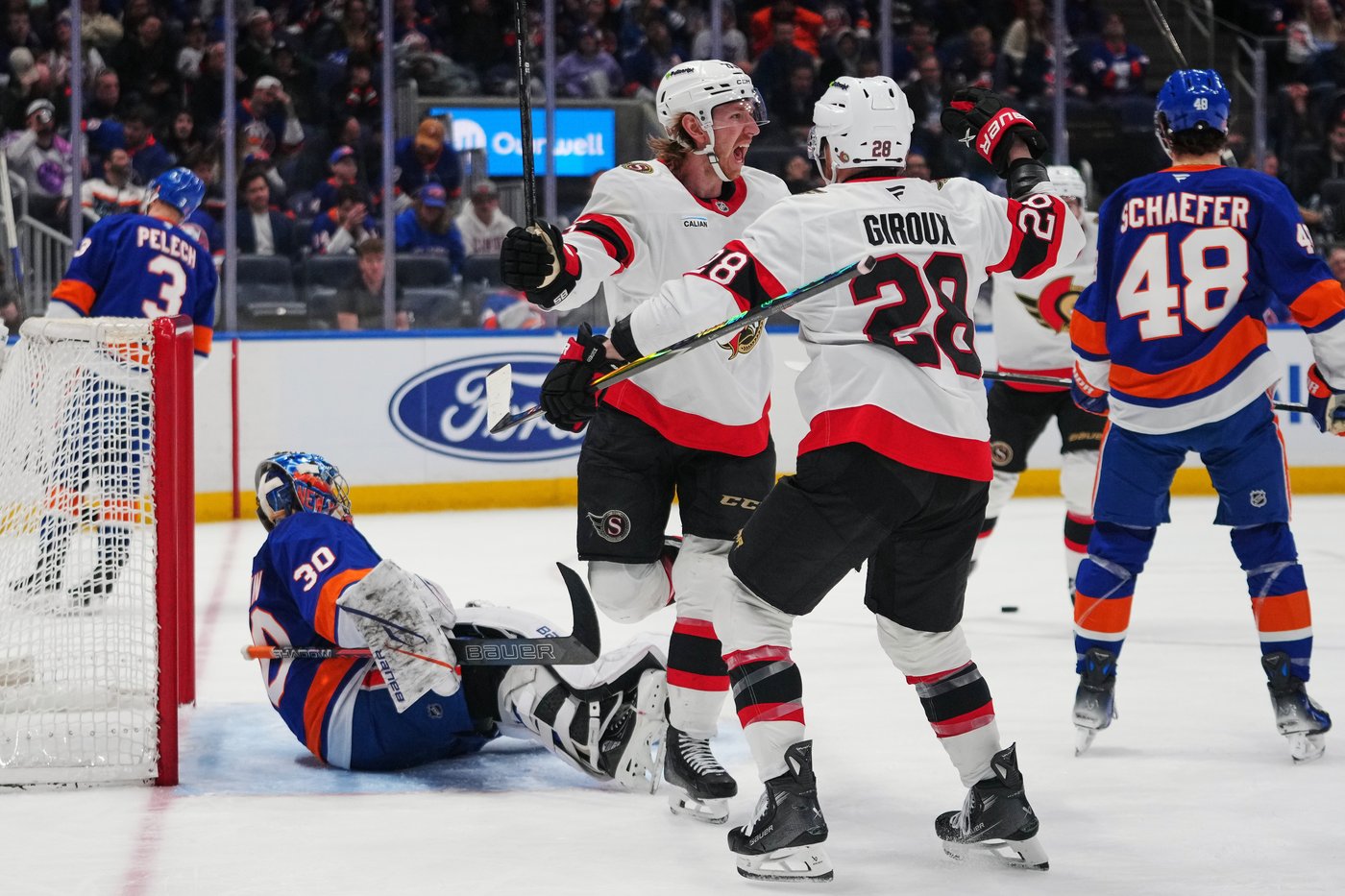 Senators clinch post-season berth after Devils top Red Wings