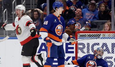 Islanders shut out at UBS Arena by Senators as playoff hopes take hit