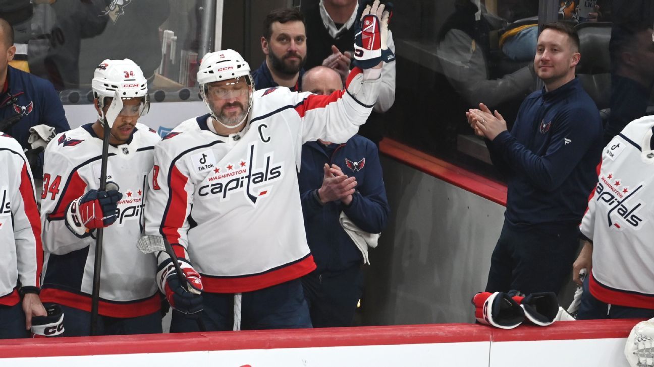 Ovechkin appreciates 'nice' tribute during possible last game in Pittsburgh
