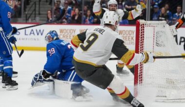 Jack Eichel scores in OT, sends Knights to playoffs