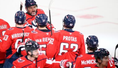 Ovechkin response to fans' request for 1 more year: 'I'll think about it'