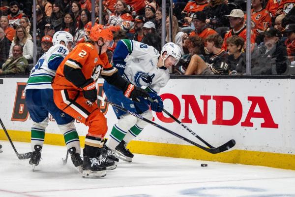 Canucks score in OT, leave Ducks still looking for win, playoff berth