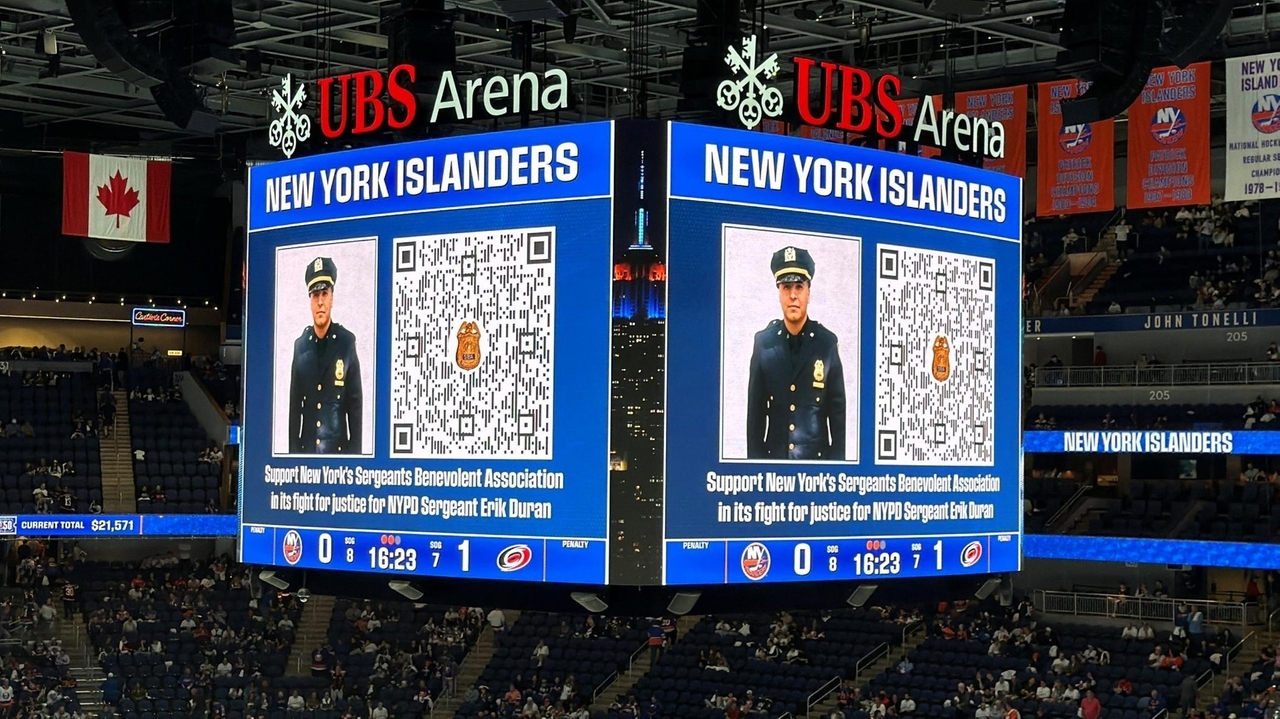 NY Islanders solicit funds for NYPD Sergeant Erik Duran convicted of manslaughter